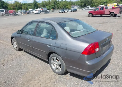 2004 Honda Civic Ex z USA, uszkodzony, nr VIN 2HGES26774H532235